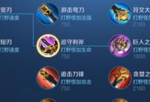 早期王者出装思路攻略（玩转游戏关键，了解早期出装战略）